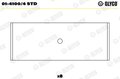 01-4100/4STD/GLY PIEZAS INSERTADAS BIELAS AUDI VW SKODA 1,4  