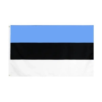 Flaga Estonii 150x90 cm. Flaga estońska poliester