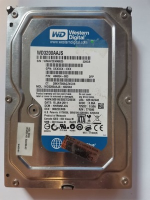 Dysk HDD WD3200AAJS 320GB SATA II 3,5"