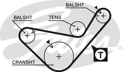 Ремень распределительного вала hyundai galloper i galloper ii grace h-1 h-1 starex h-1 carg фото №1