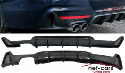 Дифузор bmw 4 f32 33 36 m performance карбон 00- фото №1