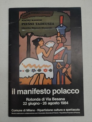Plakat polski - Katalog z wystawy w Mediolanie 1984r.