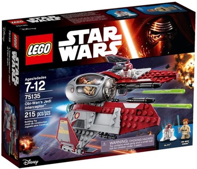 LEGO Star Wars Jedi Interceptor Obi-Wana 75135