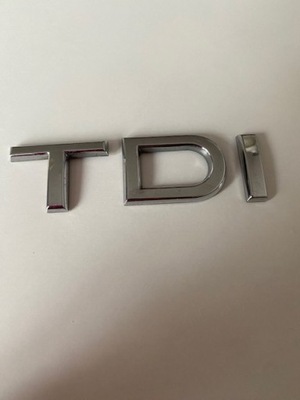 EMBLEMAT AUDI ZNACZEK TYŁ TDI KLAPA TYŁ CHROM OEM