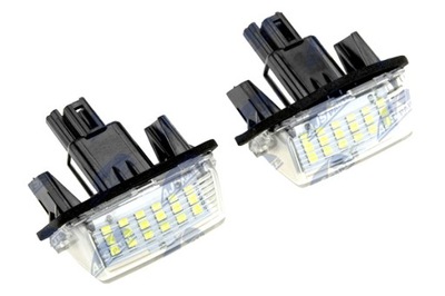 NTY LUCES DIODO LUMINOSO LED PODSWIET TABLAS 2 REJESTRACYJNEJ TOYOTA AURIS 2009-  