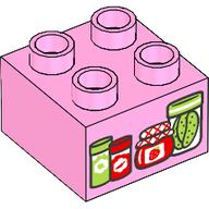 LEGO Duplo Klocek Przetwory Domowe 2x2 1szt
