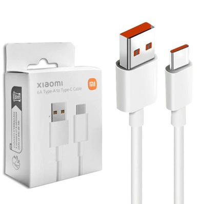 Oryginalny KABEL 120W 6A USB USB-C typ C - Xiaomi TurboCharge HyperCharge