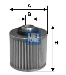 UFI 25.514.00 FILTRO OLEJUYAMAHA /MOTOR/  