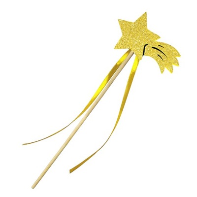 RÓŻDŻKA SPADAJĄCA GWIAZDKA STRÓJ JASEŁKA GWIAZDA BETLEJEMSKA PIANKOWA ZŁOTA