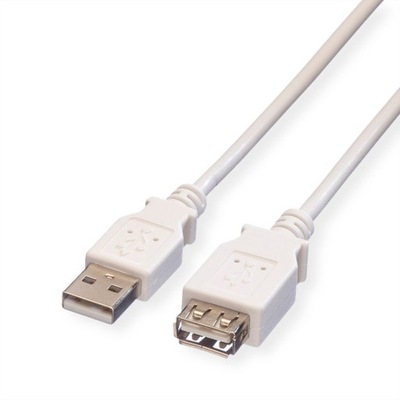 Kabel przedłużacz USB 2.0 A-A, M/F 3m 480 Mbit/s