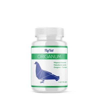 FLYVET ORIGANUM dla gołębi na apetyt i trawienie 100ml