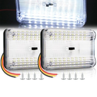 Освітлення салону кабіни лампа led 36 led 12v 2x набір освітлення фото №1