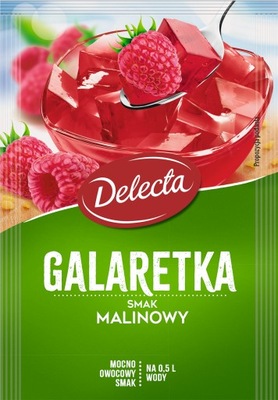 Delecta Galaretka Malinowa 70 g