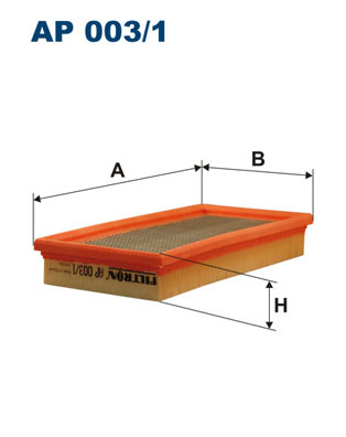 ФІЛЬТР ПОВІТРЯ ФІЛЬТРON AP003/1 AP0031