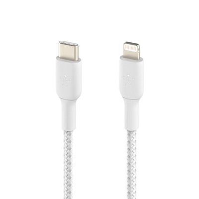 Belkin Braided C-LTG 1M, WHT