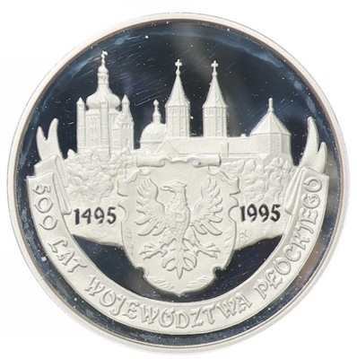 Moneta 20 zł - 500 lat województwa płockiego - 1995 rok