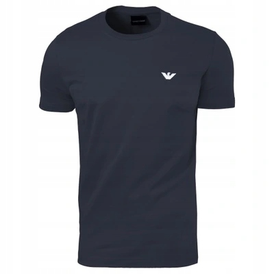 EMPORIO ARMANI r. L t-shirt logo wyszywane EA AJ