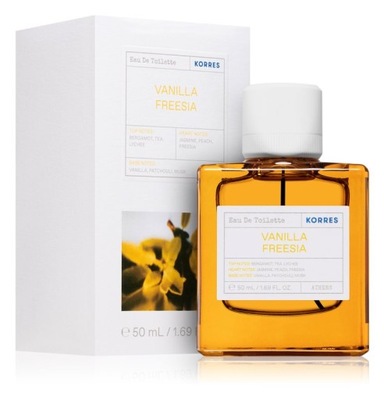 KORRES VANILLA, FREESIA & LYCHEE EDT 50ML