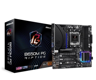 ASRock Płyta główna B650M PG RIPTIDE AM5 4DDR5 HDM