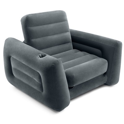 Intex 66551 - Fotel rozkładany i Sofa Dmuchana 2w1 - Wypoczynek Wszędzie