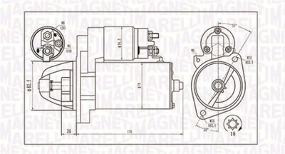 СТАРТЕР DB W124/W463/S124 MQS1202