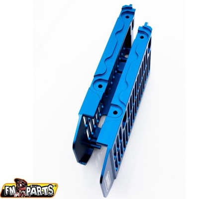 FM-PARTS TAPONES DEL RADIADOR (KRATKI) ALUMINIO RIEJU MR '21-'23 AZUL  