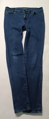 Granatowe spodnie jeansowe Ralph Lauren Lauren jeans 36