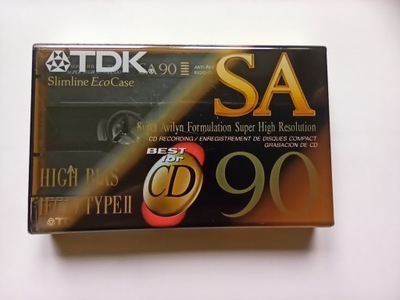 TDK SA 90 1992r. USA 1szt