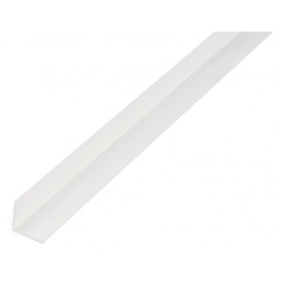 Profil kątowy kątownik PVC biały 2000x20x20x1.5
