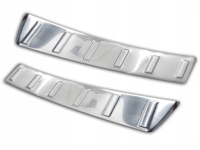 Volvo xc40 2017- накладка молдинг na бампер фото №1