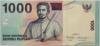 1000 Rupii - Indonezja - 2011 rok - UNC