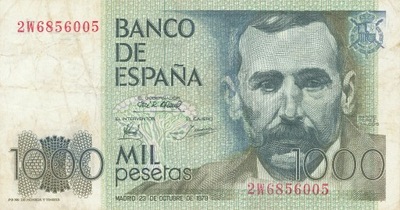 [MB10429] Hiszpania 1000 pesetas 1979
