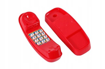 Dźwiękowy Telefon dla Dzieci na Plac Zabaw czerwony