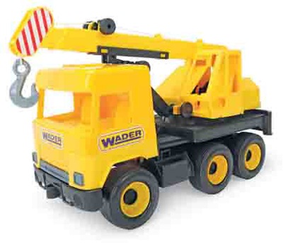 Dźwig żółty dla dzieci WADER 32122 Middle Truck