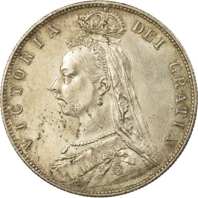 Moneta, Wielka Brytania, Victoria, 1/2 Crown, 1889