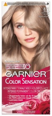 Garnier 8.11 Perłowy Blond Krem koloryzujący