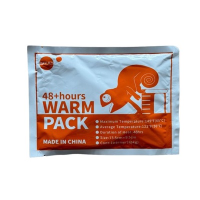 Heat pack warm pack saszetka grzewcza 48 H 10 sztuk