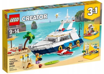 KLOCKI LEGO CREATOR 31083 PRZYGODY W PODRÓŻY 3w1