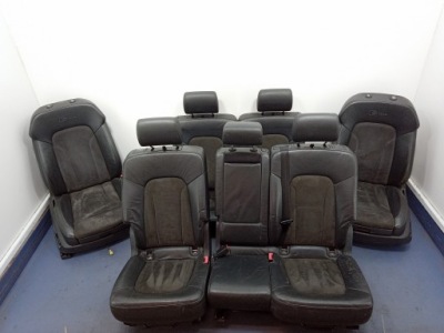 Audi q7 i 4l сиденья заднее сиденье комплект 3 ряды 7 человек s-line полукожа фото №1