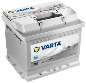 АККУМУЛЯТОР VARTA C6 12V 52AH 520A