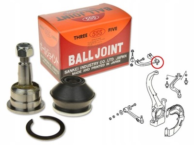 Шаровая опора рычага перед передний верхний sb-7751 japan фото №1