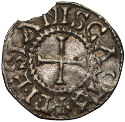 N70. Wieki Ciemne, Królestwo Zachodniofrankijskie, Karol Łysy 840-877 denar