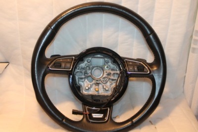 Руль кожаный audi a3 q3 q5 a8 a5 a6 a7 tt r67 фото №1