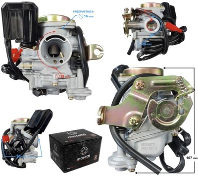 CARBURETOR GY650CC 4TP.16 MMSSANIE AUTOMATYCZNEMETALOWA COVERING MOTOGENERIC - milautoparts-fr.ukrlive.com