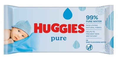 Huggies, Chusteczki dla niemowląt, 56 sztuk
