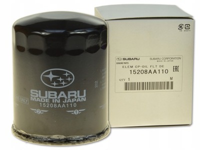 Фільтр оливи 15208aa110 оригінал subaru фото №1