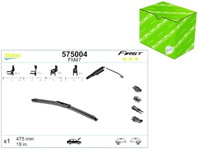 ЛИСТ ДВОРНИКИ BEZPRZEGUBOWE ПЕРЕД 1 ШТУКА. FM47 FIRST FLAT BLADE