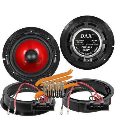 SPEAKERS DISTANCE SKODA OCTAVIA 2 FACELIFT VW EOS REAR  