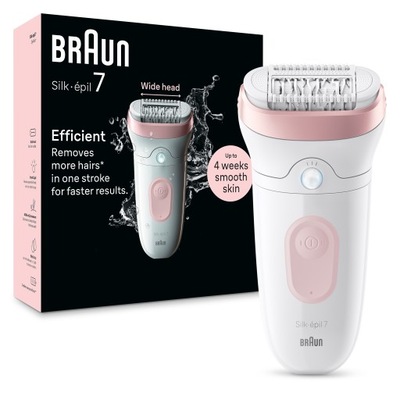 Depilator Braun Silk-épil 7 7-000 do łatwego usuwania włosów seria 7