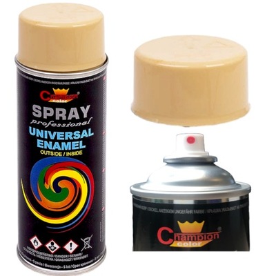 Farba spray uniwersalny emalia 400 ml beżowy